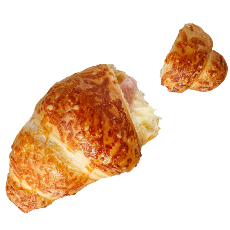 Croissant ost & skinka