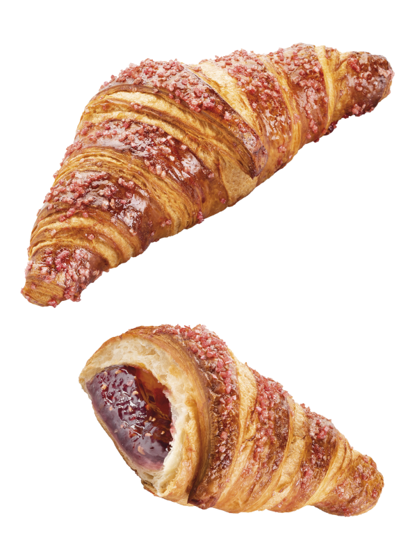 Croissant hallon