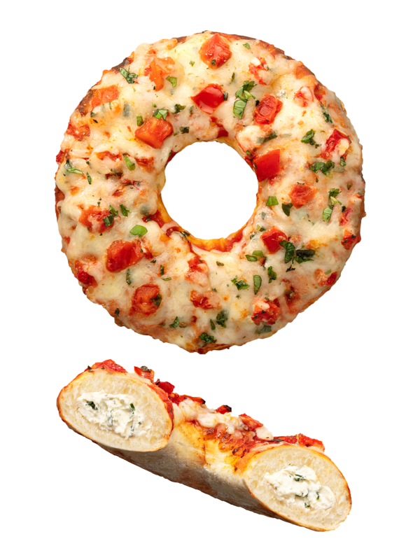 Pizza Donut Cream Cheese - Pesto